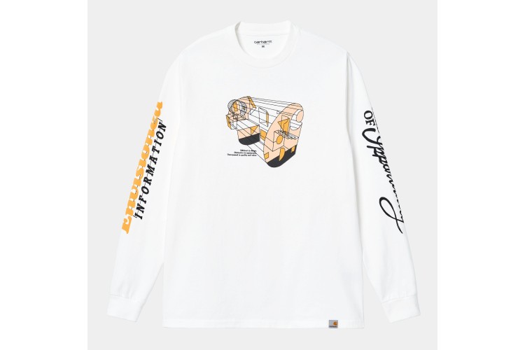 Carhartt WIP Living Long Sleeved T-Shirt White