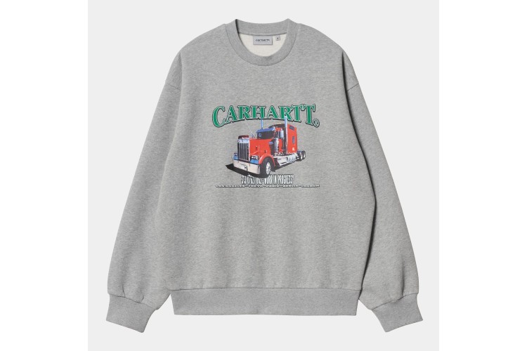 Carhartt WIP On The Road Crew Sweatshirt Grey