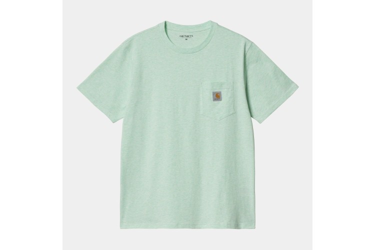 Carhartt WIP Pocket T-Shirt Pale Spearmint Heather