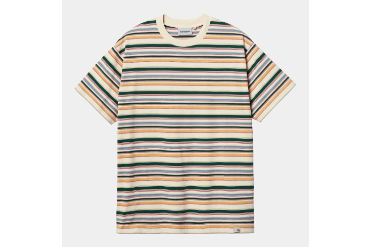 Carhartt WIP Riggs Stripe T-Shirt Natural