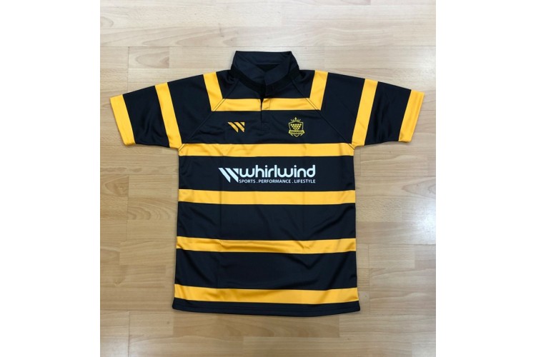 Cornish Junior Rugby Shirt Black & Gold
