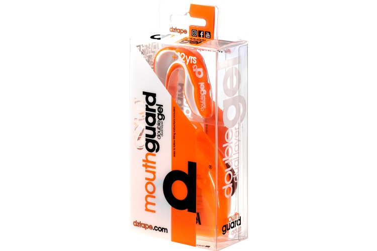 d3 Junior Mouth Guard Orange / White