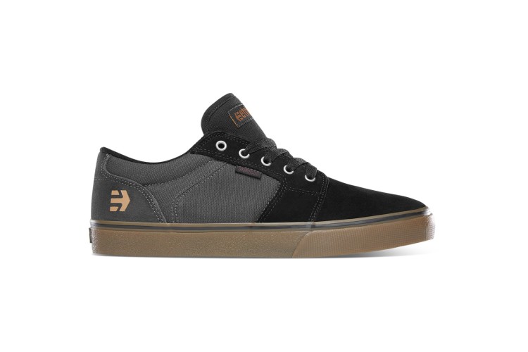 Etnies Barge LS Skate Shoes Black / Gum / Dark Grey