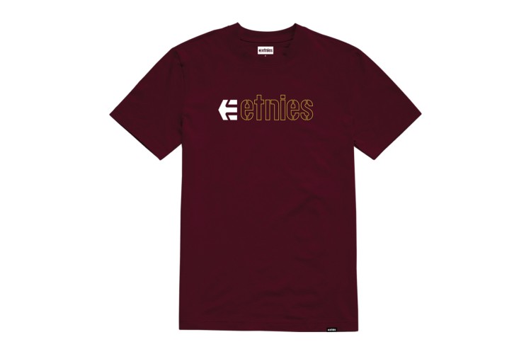 Etnies Ecorp Kids T-Shirt Burgundy / White