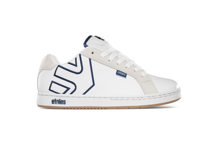 Etnies Fader Skate Shoes White / Navy / Gum