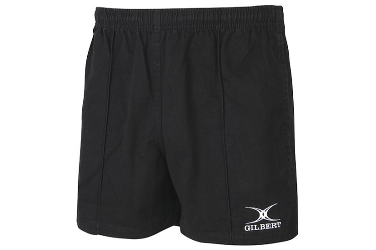 Gilbert Kiwi Adult Rugby Shorts Black