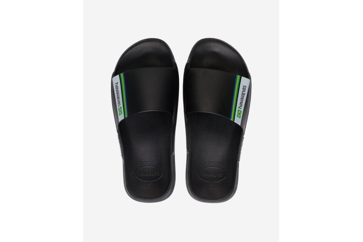 Havaianas Slide Brasil Black