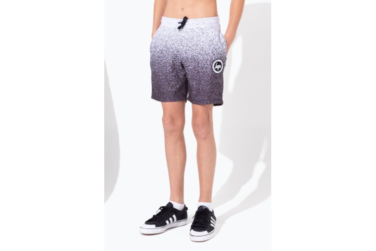 Hype Speckle Fade Kids Shorts White / Black