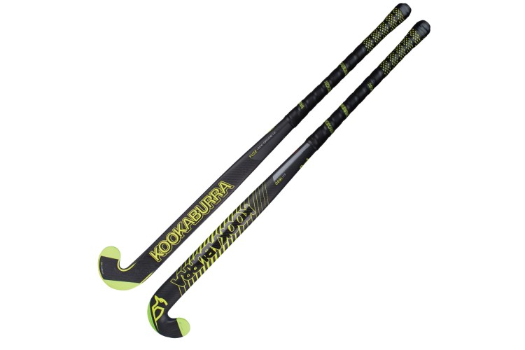 Kookaburra Fuse L Bow Obscene Hockey Stick Black / Green