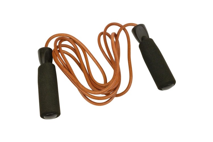 Urban Fitness 2.7m Leather Jump Rope