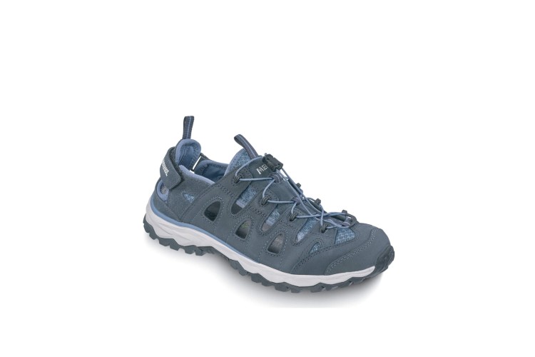 Meindl Lipari Lady Wide Fit Walking Sandal Jeans Blue As a renowned walking shoe brand Meindl consider comfort of utmost priority and have done so for over 300 years. As part of