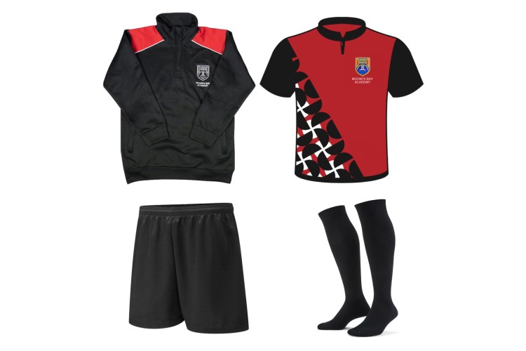 Mounts Bay Academy Boys 4 Piece Sports Kit