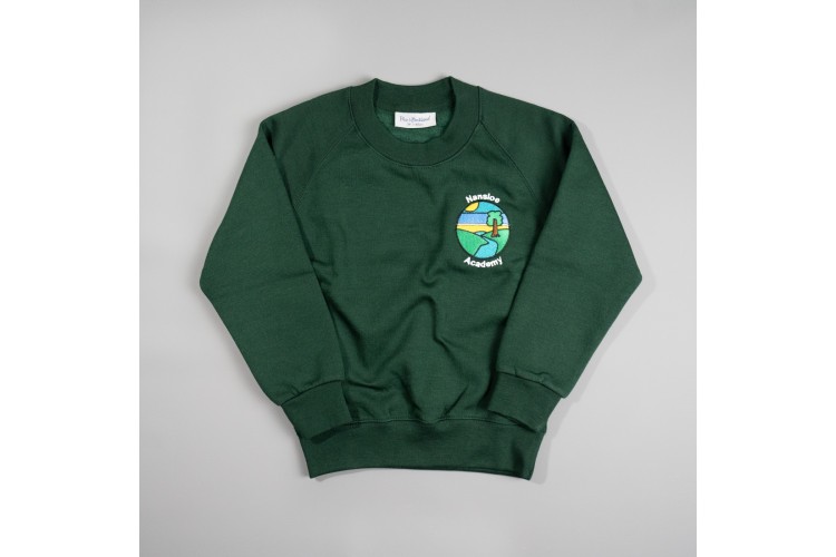 Nansloe Academy Crew Sweatshirt Green