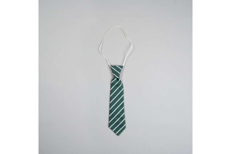 Nansloe Academy Elasticated Tie Green