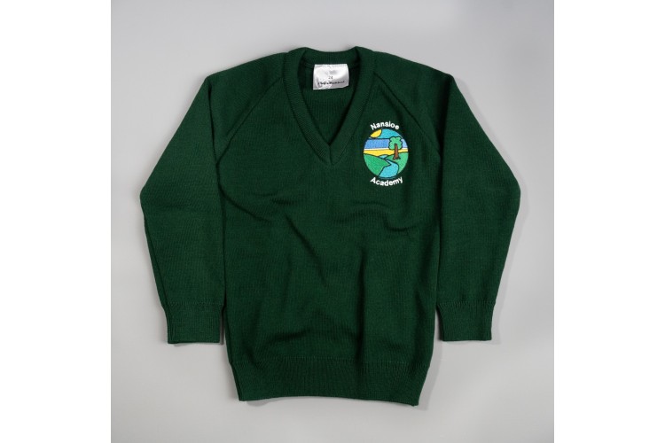 Nansloe Academy Tie Jumper Green