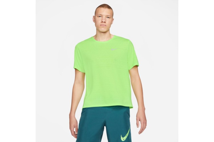 Nike Dri-FIT Miler Running Top Ghost Green