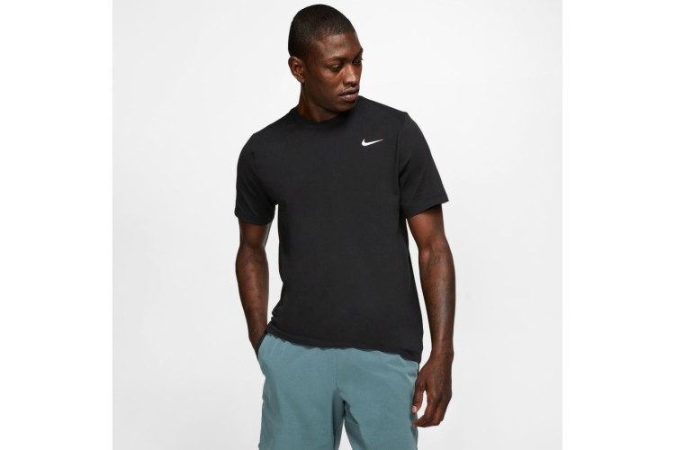 Nike Dri-FIT Solid Crew T-Shirt Black