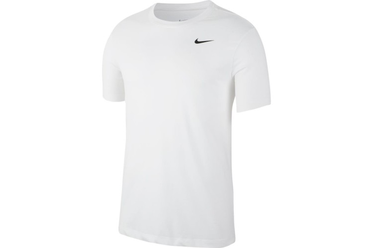 Nike Dri-FIT Solid Crew T-Shirt White