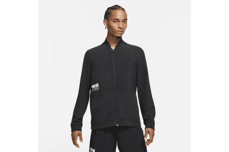 Nike DRI-FIT Training Full Zip Jacket Black