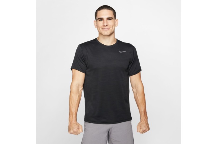 Nike Dry Superset Top Black / Metallic Hematite