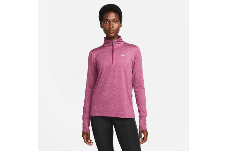 Nike Element 1/2-Zip Running Top Sangria Pink