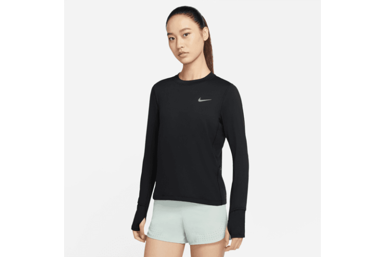 Nike Element Crew Running Top Black