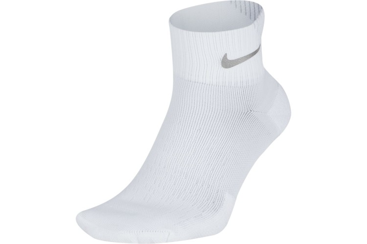 Nike Elite Cushioned Ankle Socks White