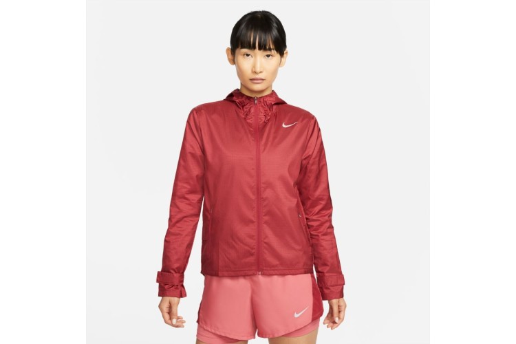 Nike Essential Running Jacket Bright Pomegranate