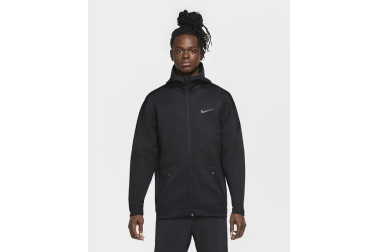 Nike Full-Zip Training Hoodie Black / Iron Grey