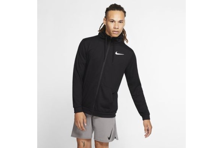 Nike Full-Zip Training Hoodie Black / White