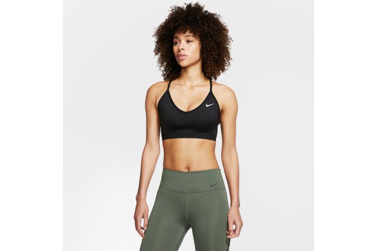 Women s Nike Indy Sports Bra offers light support during low