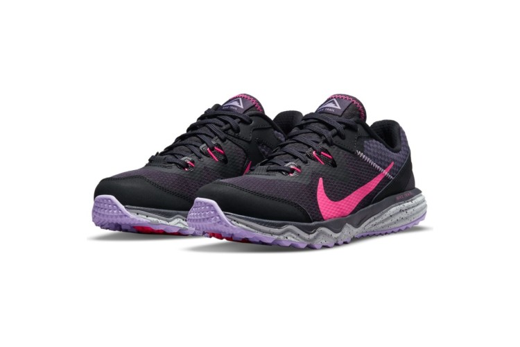 nike running shoes black and purple