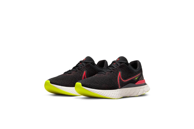 Nike React Infinity Run Flyknit 3 Black / Siren Red