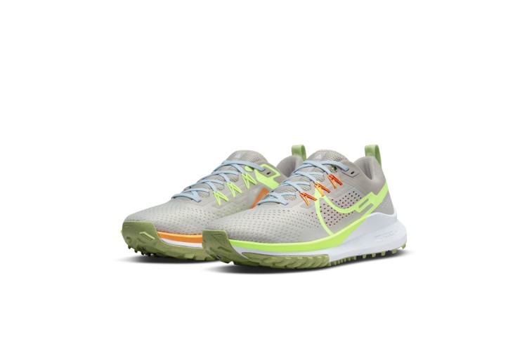 Nike React Pegasus Trail 4 Light Iron Ore / Volt