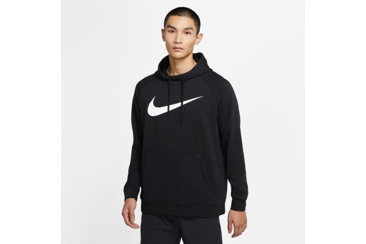 Nike Swoosh Dri-FIT Hoodie Black