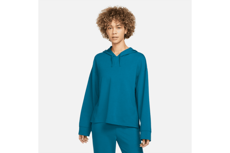 Nike Yoga Fleece Hoodie Marina Blue