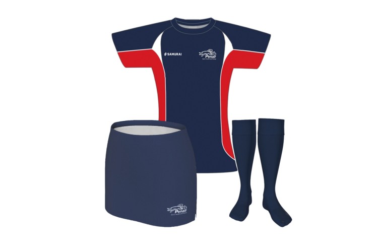 Penair Girls PE Pack Inc Navy Socks