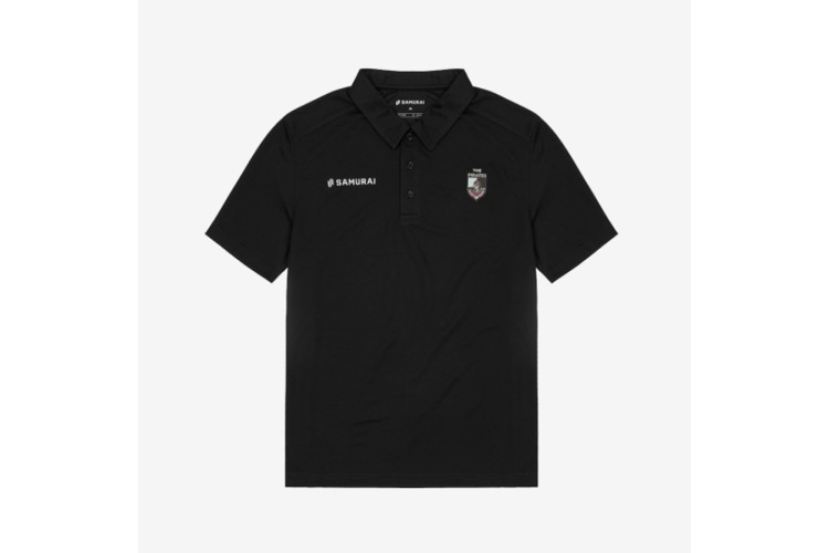 Penzance & Newlyn Performance Polo Shirt Black