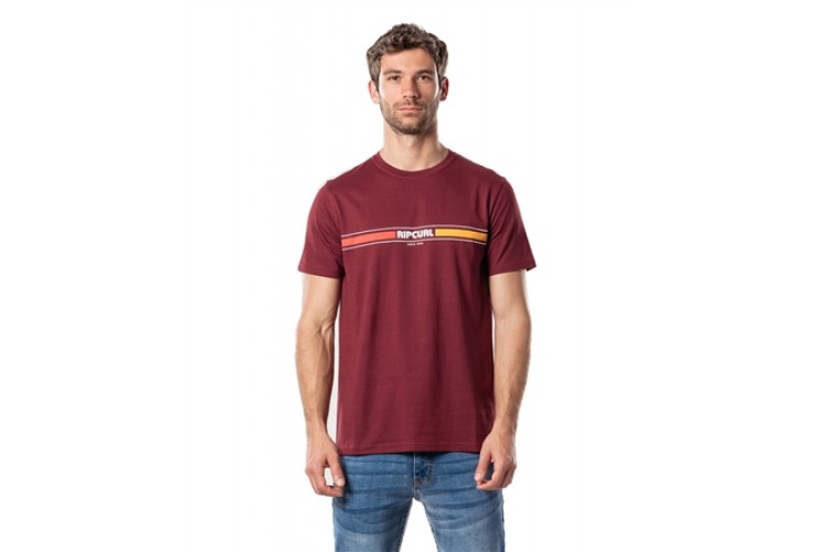 Rip Curl Mama Horizon T-Shirt Maroon