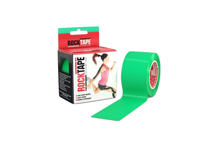 RockTape Green 5cm width x 5m length Kinesiology Tape