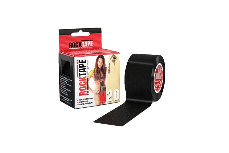 RockTape H2O Black 5cm width x 5m length Kinesiology Tape