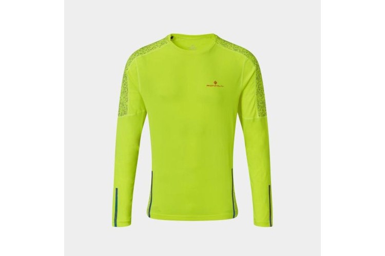 Ron Hill Nightrunner Long Sleeve T-Shirt Yellow
