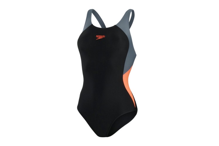 Speedo Colour Block Splice Muscleback