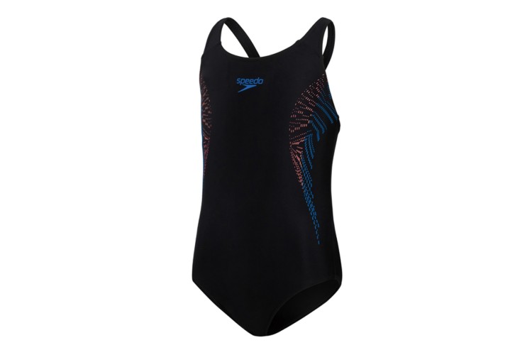 Speedo Plastisol Placement Muscleback Black / Red