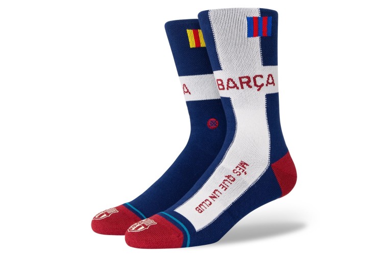 Stance FC Barcelona Cross Socks Navy