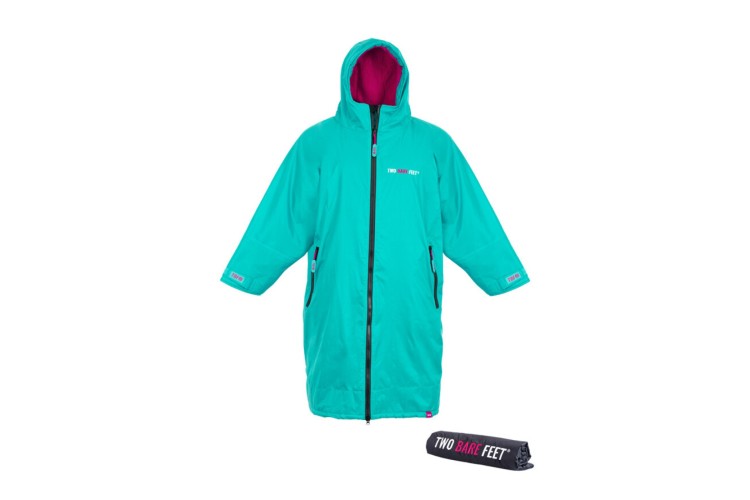 Two Bare Feet Kids Weatherproof Changing Robe & Mat Teal / Rasp