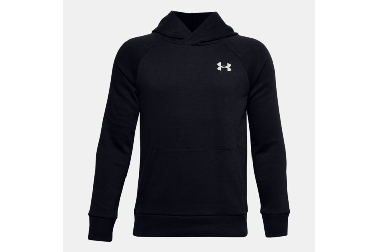 Under Armour Boys Rival Cotton Hoodie Black