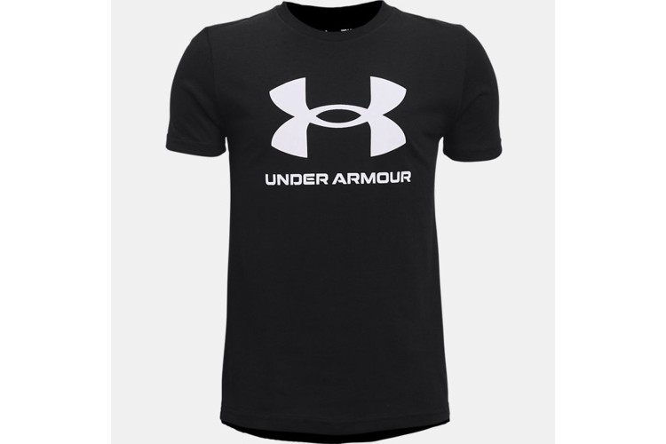 Under Armour Boys Sportstyle T-Shirt Black