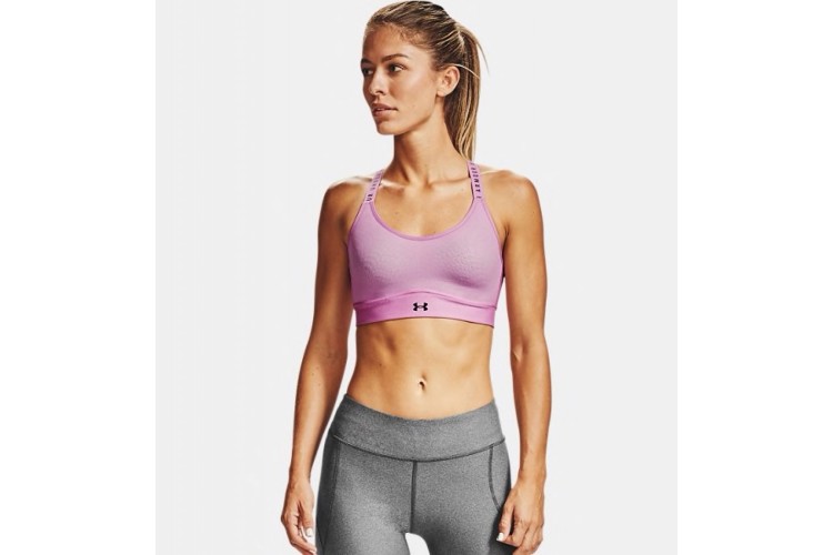 Under Armour Infinity Mid Sports Bra Pink