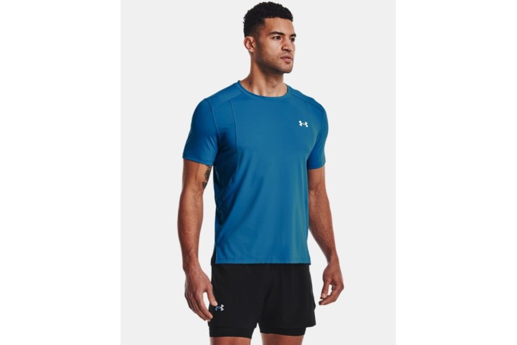 Under Armour Iso-Chill Run Laser T-Shirt Cruise Blue